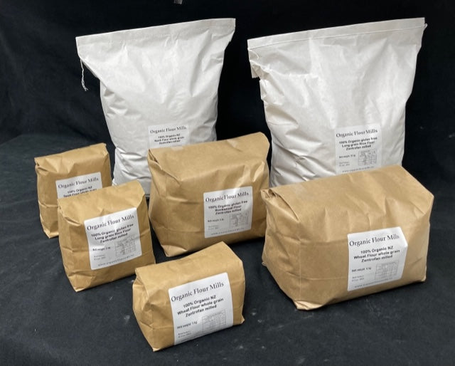 Organic NZ whole Wheat Flour - order NOW!
